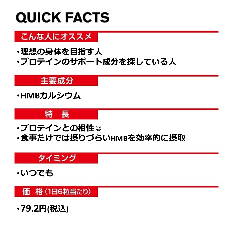 【理想の身体を目指す方へ】HMB タブレット 180粒(30回分) 180粒(30回分)