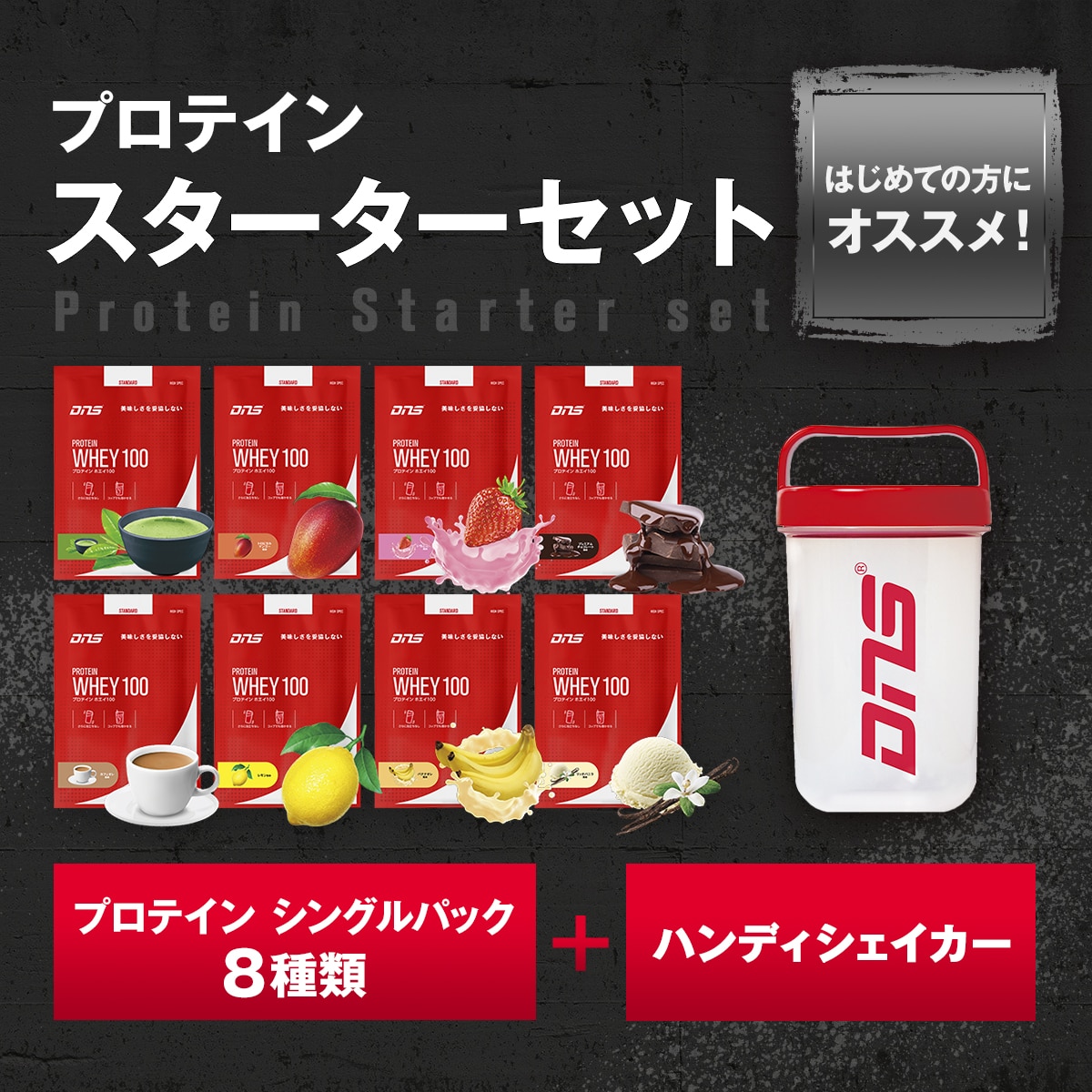 DNS WHEY 100 ホエイプロテイン (リッチバニラ風味) 2.000g DNS