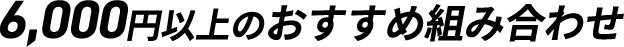 6000円以上のおすすめ組み合わせ